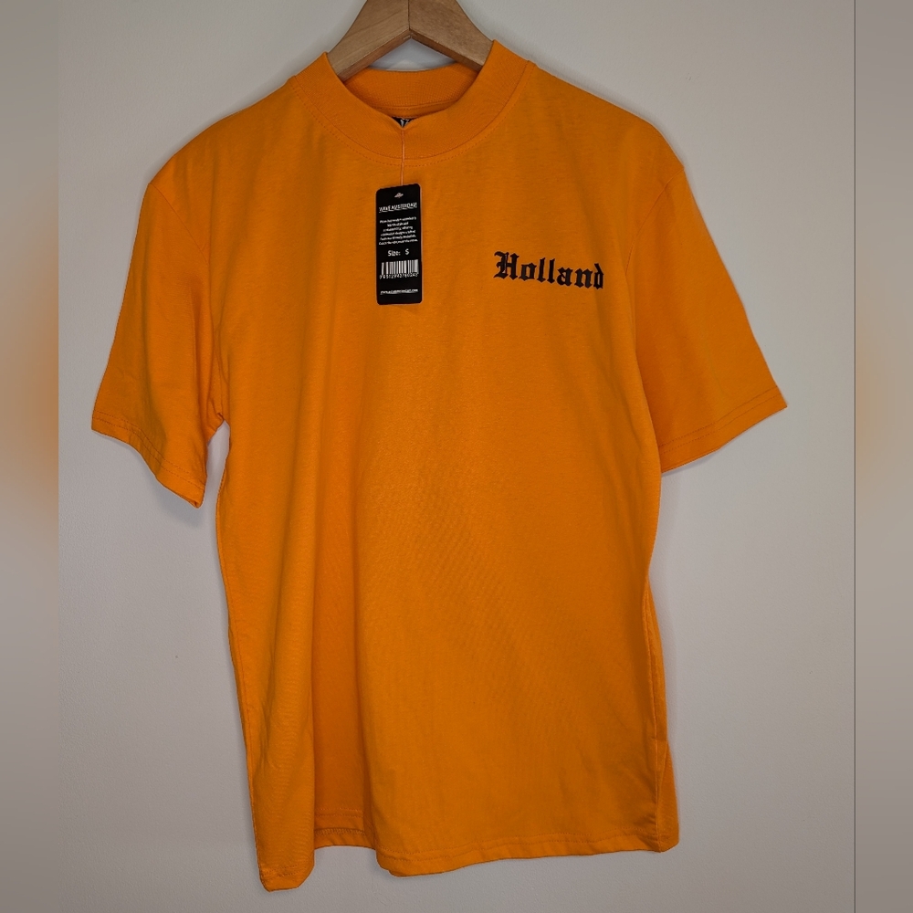 Orange Short-Sleeve Men's Holland T-Shirt